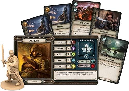 Asmodee The Lord of The Rings Journeys in Middle-Earth Board Game - Epic Cooperative Adventure Game for Kids and Adults, Ages 14+, 1-5 Players, 60+ Minute Playtime
