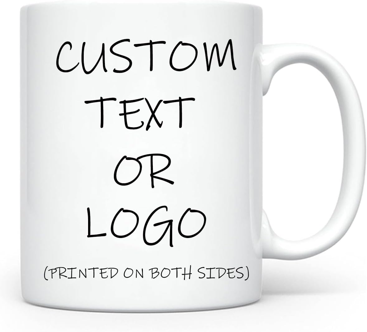 Custom Photo & Text Mug Add Personalized Text, Upload Your Image Personalized 11.5oz Mug Choose From Various Designs The Suitable Gift for Parents (C01 TEXT)