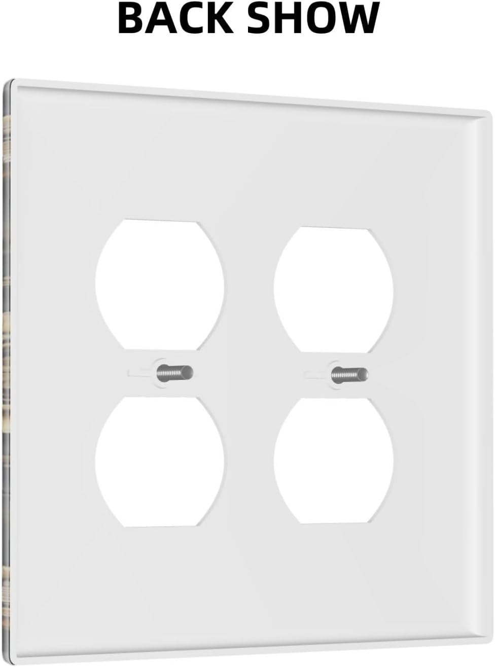 Decorative Outlet Covers Rococo Vintage Black Golden Leaf Morris Vine 2 Gang Wall Plate Cover Double Duplex Receptacle Two Switch Light Switch Cover Plate Jumbo Dual Faceplate