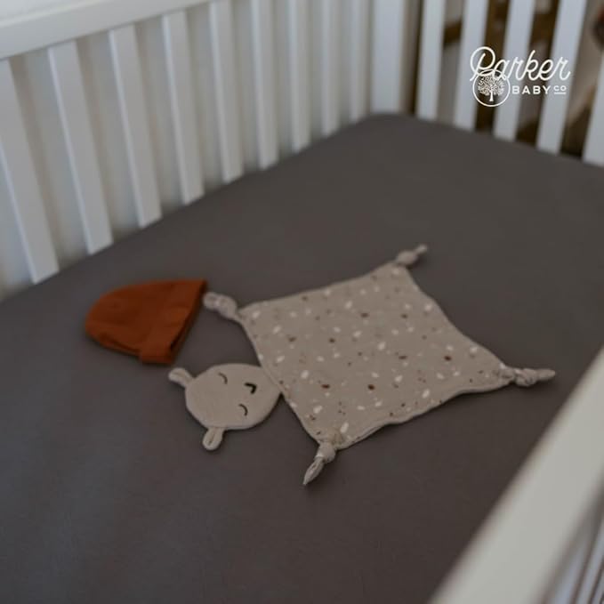 Parker Baby Soft & Durable Fitted Baby Crib Sheets | Snug Fit for Standard Crib Mattresses | Machine Washable, Fade-Resistant & Modern Nursery Designs