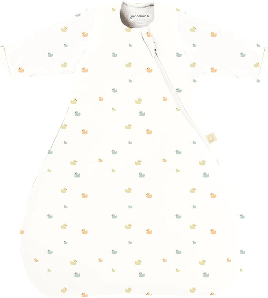 GUNAMUNA Unisex Baby Transitional Swaddle Bag, Easy Diaper Change Zipper, for Toddlers and Infants 3-6 Months, 0.5 TOG