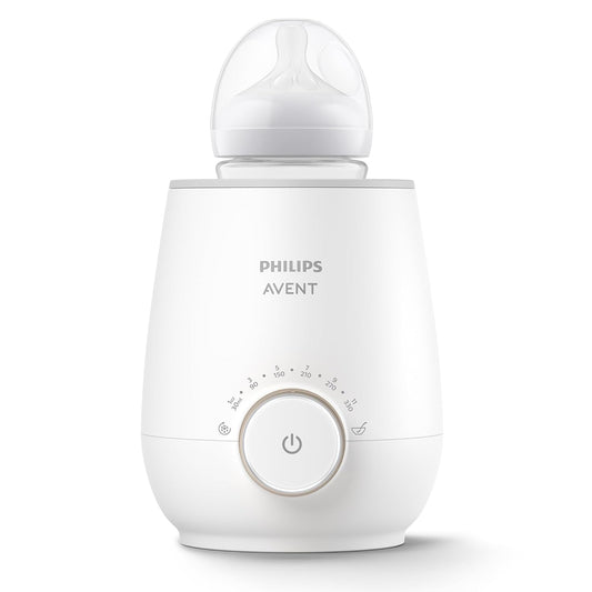 Philips Avent Premium Fast Bottle Warmer, with Smart Temperature Control, Water Bath Technology, Automatic Shut-Off, Model SCF358