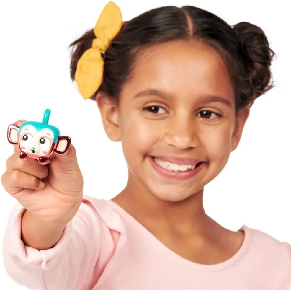 Little Live Pets - Squirkies: 3 Pack: Metallic Cheeky Pop Monkey | Interactive Fidget Toys, Feature, Click, Flick, Tangle, 30+ to Collect, Multiple Fidget Points, for Kids Ages 5+.