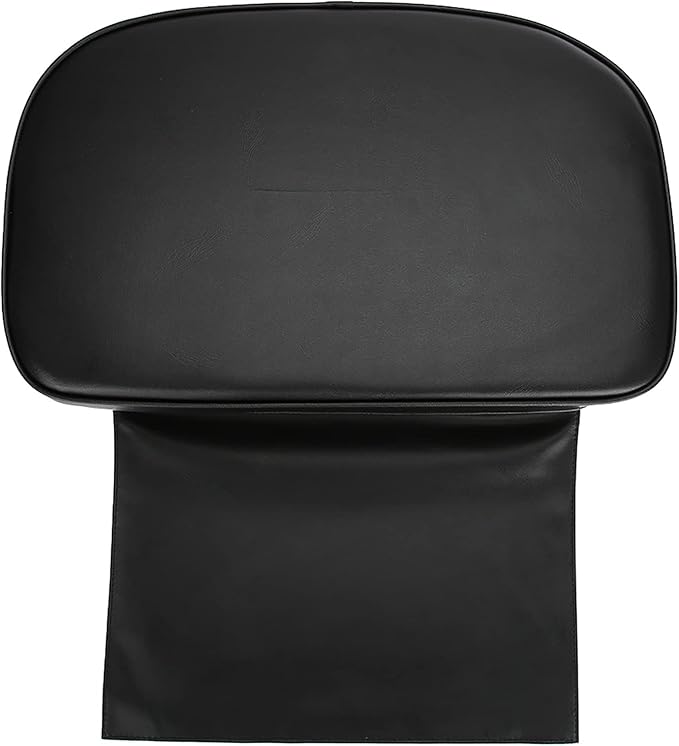 Salon Booster Seat Cushion for Hair Cutting, PU Barber Booster Salon Chair for Hair Stylist, Portable Barber Chairs Spa Equipment, Black, 19.3 x 6.1inch