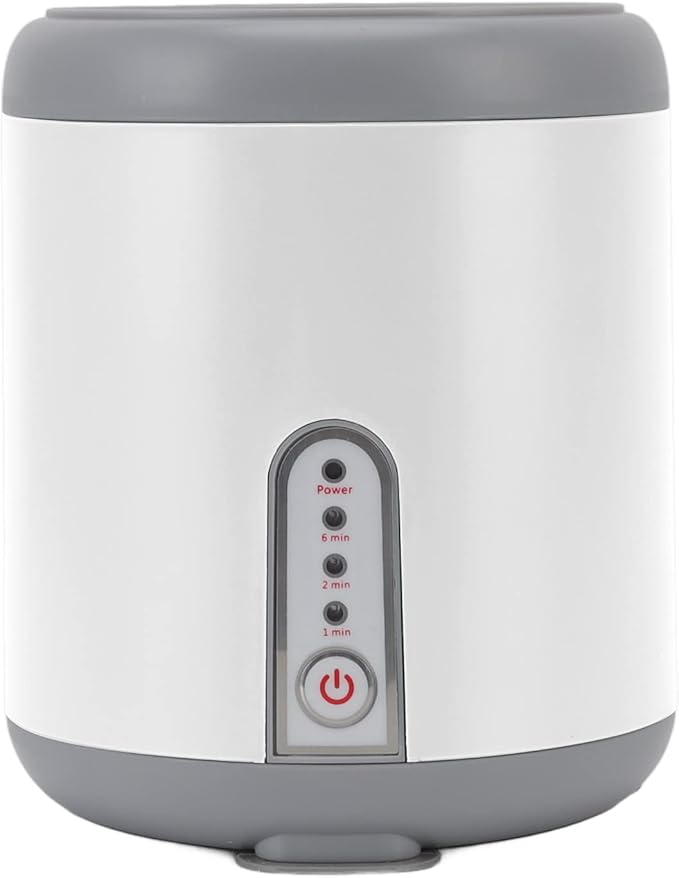 Baby Bottle Shaker, USB Charging Intelligent Baby Formula Mixer Bottle Warmer 3 Gear Automatic Milk Blender Mixer Electric Infant Bottle Shaker for Breastmilk and Formula, for Home Travel(White)