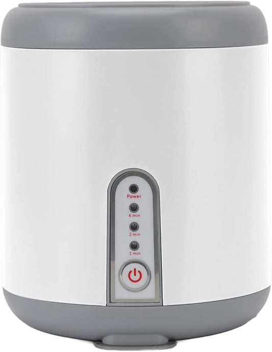 Baby Bottle Shaker, USB Charging Intelligent Baby Formula Mixer Bottle Warmer 3 Gear Automatic Milk Blender Mixer Electric Infant Bottle Shaker for Breastmilk and Formula, for Home Travel(White)