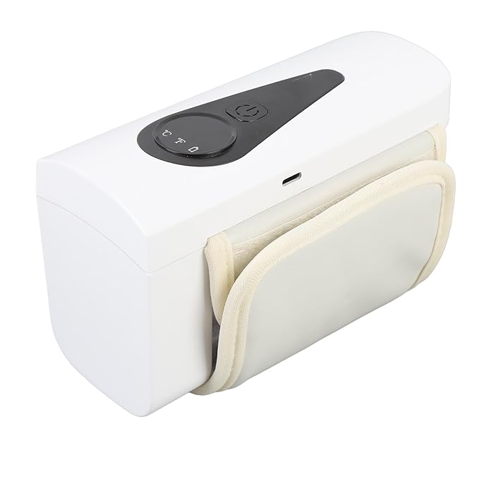 Buachois Baby Milk Bottle Insulation Cover,Portable Baby Bottle Warmer Constant Temperature Fast Charging Insulation Cover for Home Travel Nursing Mom Daycare