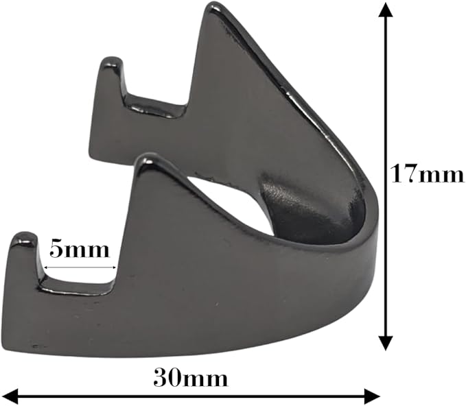 Military Challenge Coin Display Stand - Solid Metal with Anodized Finish - US Vet. Business (Black) (Black Two-Pack)