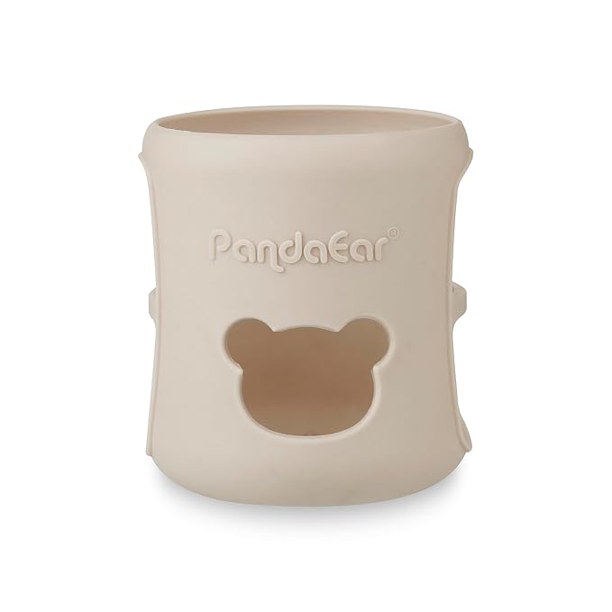 PandaEar 3 Pack Silicone Sleeves for Philips Avent Natural Glass Baby Bottles 4 oz, Shatterproof Anti-Breakage and Heat Resistant Bottle Holder, BPA-Free, Compatible with 4 oz Avent Glass Bottles