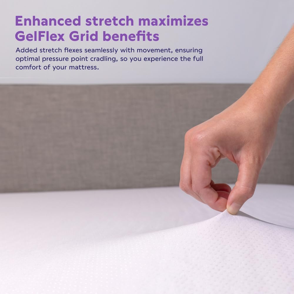 Purple Waterproof Mattress Protector – California King, Gold-Standard Protection, Comfort-First Design, Fits Mattresses 8” to 15.5”