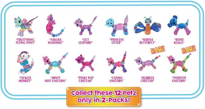 Twisty Petz 2-Pack Rosie Koala - Includes 2 Collectible Petz: 1 You See, 1 Surprise! Adorable, Collectible petz Transform into Friendship Bracelets. for Girls 6-12