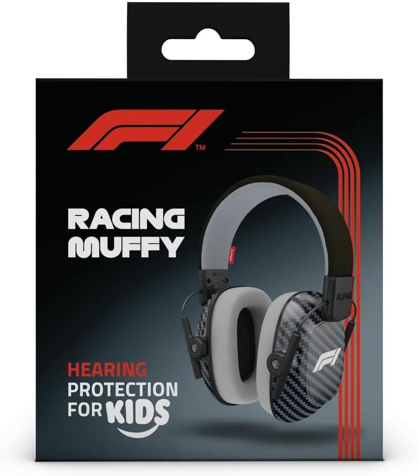 Alpine Muffy Kids - Noise Cancelling Headphones for Kids - CE & ANSI Certified - 25dB - Sensory & Concentration Aid - Formula 1®