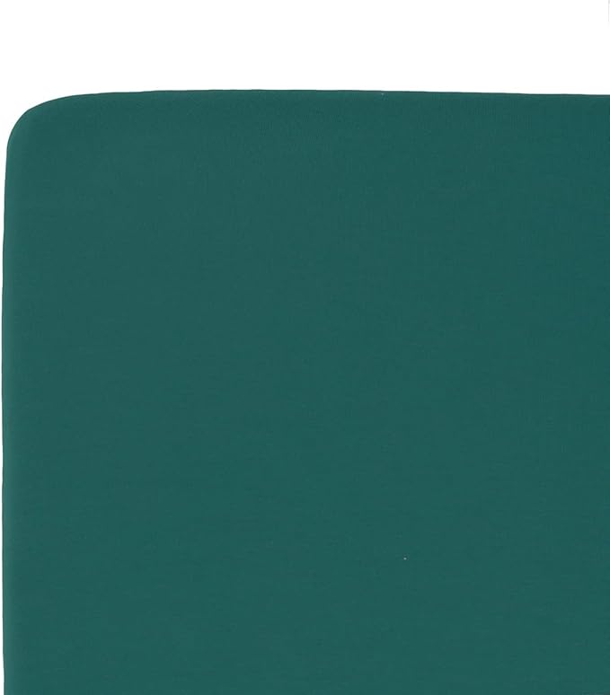 Kyte Baby Soft Crib Sheet - Standard Fitted Crib Sheet Made with Rayon from Bamboo, Ultra-Gentle and Breathable (Emerald)