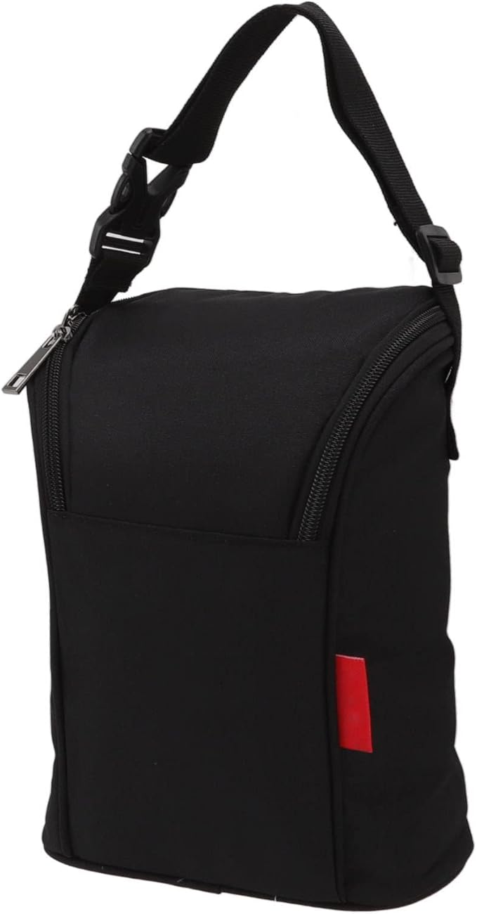Insulated Baby Bottle Bag, Baby Bottle Holder Extra Storage, and, Easy to Carry, Travel Accessory, Keeps Bottles Warm or Cooler (Black)