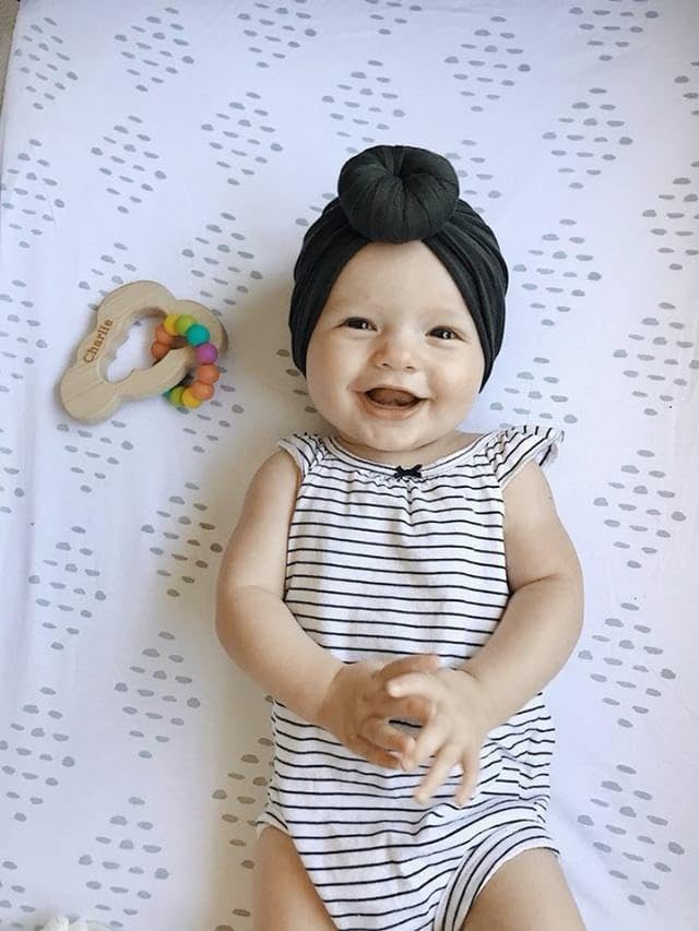 Ely’s & Co. Crib Sheets, Baby Boy/Girl Fitted Crib Mattress Sheet Set, 2 Pack, 100% Jersey Knit Cotton, Infant and Toddler Nursery Bedding, Grey Sage Diamond, 28” x 52”