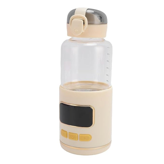 Portable Bottle Warmer Adjustable Temperature Rechargeable Cordless Baby Milk Warmer for Travel Outdoor