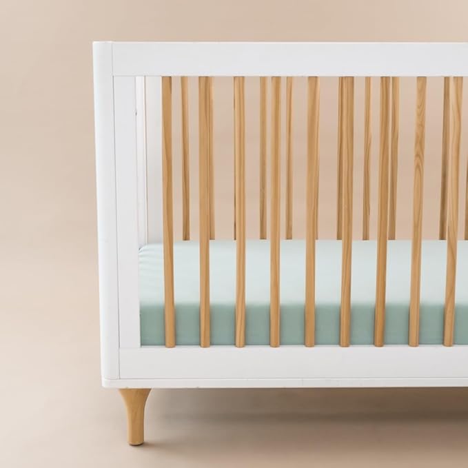 Kyte Baby Soft Crib Sheet - Standard Fitted Crib Sheet Made with Rayon from Bamboo, Ultra-Gentle and Breathable (Sage)