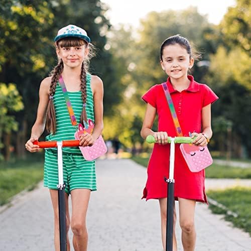 Big Pink Unicorn Pop Purse for her,Pop Fidget Toy for Girls, Push Pop Bubble Fidget Sensory Toy, Stress Release Pop Coin Purse, Easter Stocking Birthday Party Favors Unicorn Gifts