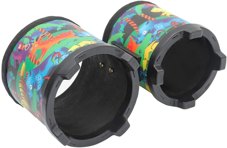 Bongo Drum 5"-6" Rhythm Club Drum for Kids Percussion Instrument Music Drum with Colorful Mallets for Baby Children Special Christmas Birthday Gift.(5"-6")