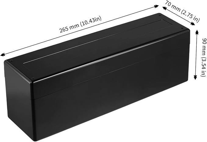 JAPCHET 8 Pack Coin Slab Storage Box with 20 Slab Coin Holders, Black Plastic Coin Case for Collectors 2.7 x 10.4 x 3.5 Inch