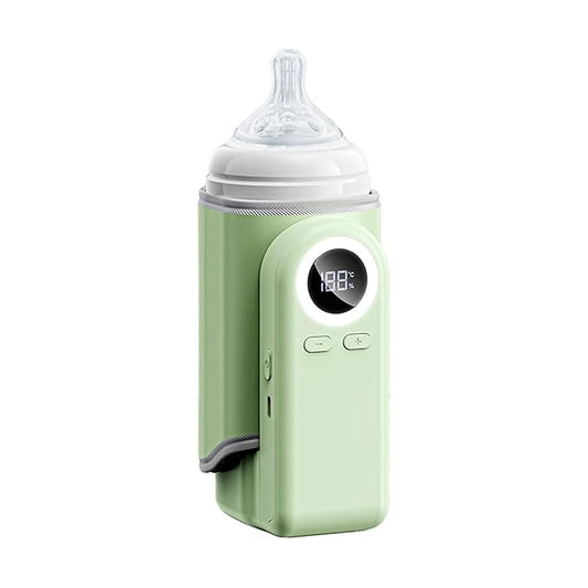 Cozytots Portable Bottle Warmer for Travel Wireless Portable Baby Milk Warmer On The Go Rechargeable USB Battery-Powered Milk Bottle Heating Bag in Car Heaters Thermostat Bag