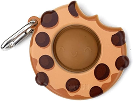 TOP TRENZ OMG Pop Fidgety Bubble Fidget Toy Stress Relief Anxiety Boredom Keychain (BFF- Cookie) (7D-TMB3-E9M8)