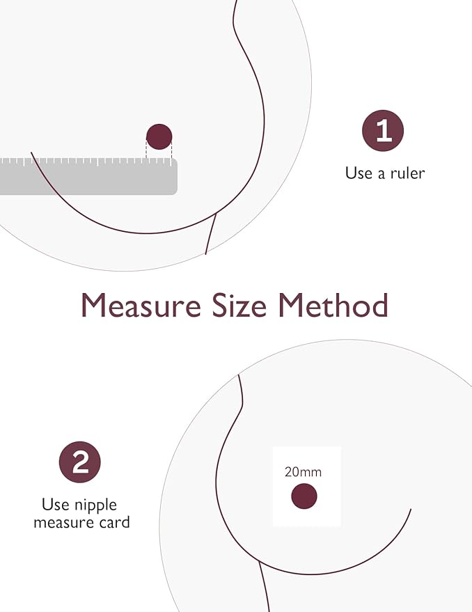 Momcozy Double-Sealed Flange 27mm Compatible with Momcozy M5 Breast Pump. Original M5 Breast Pump Replacement Accessories, 1PC (27mm)