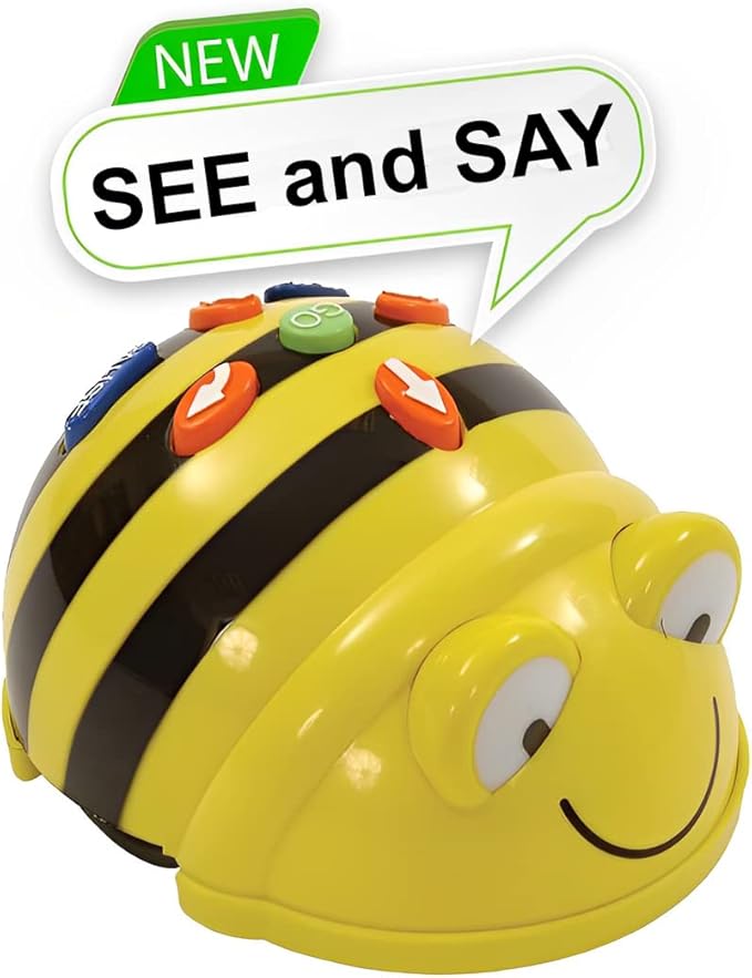 12 STEM Bee Bots Coding Robot See & Say Version, 2 Docking Stations with Free 1 Loti-Bot Programmable STEAM Robot | Educational Programming Classroom Teaching Learn Robotics