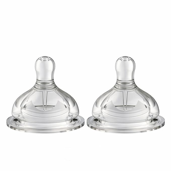 Baby Bottle Nipple, 100% Silicone,Replacement Baby Bottle Nipple for Babies, Newborn,Preemie 0-3 0-6 6-12 12+ Months