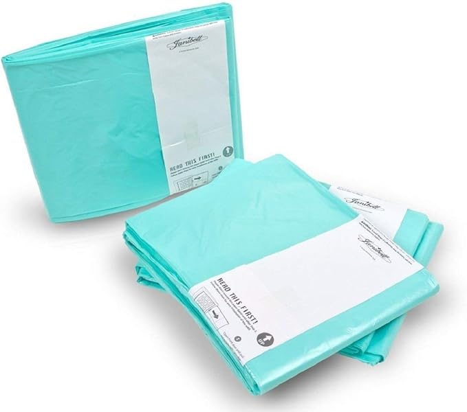 Janibell Akord 330 Adult Diaper Disposal System Refill Liners 2 Count 1 Box of 2 Rolls Continuous Liner Bags with Odor-Locking for Adult Diaper Pail for Seniors Odor Control