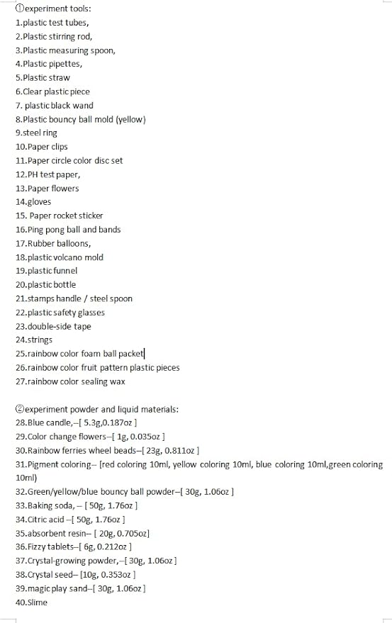 230 Experiments Science Kits for Kids - S.T.E.M Toys with Magic Chemistry Set Crystal Growing Physics Slime Educational Gifts Idea for Boys Girls