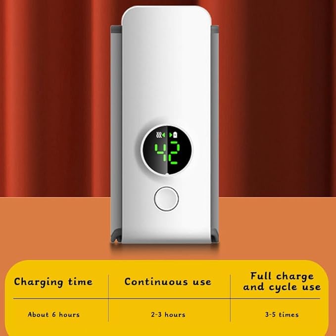 Portable Bottle Warmer,Baby Bottle Warmer,Portable Bottle Warmer for Travel,USB Rechargeable Constant Temperature Milk Warmer Universal Bottle Insulation Sleeve for Baby Formula Breast Milk(white)