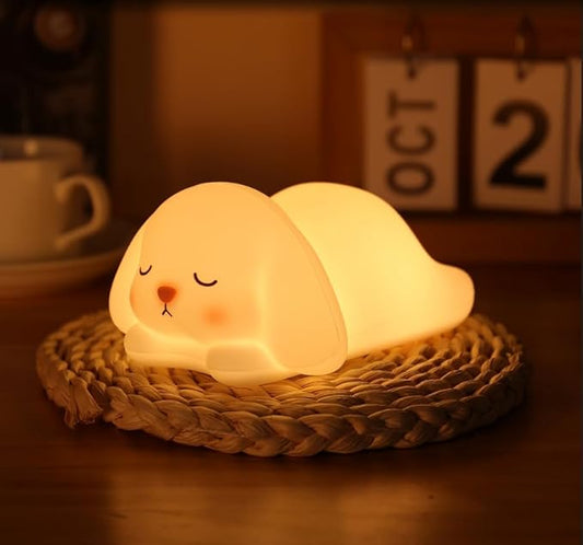 ZKLiLi Night Light for Kids Cute Rabbit Lamp, 16 Colors+Tap+Silicone Children Night-Light,USB Rechargeable Rabbit Night Lights for Kid Room,Girls Easter Gifts
