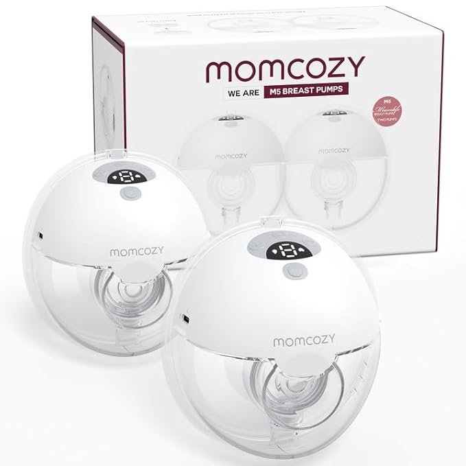 Momcozy Milk Collector Only Compatible with Momcozy M5 NOT for Others. Original M5 Breast Pump Replacement Accessories, 1 Pack