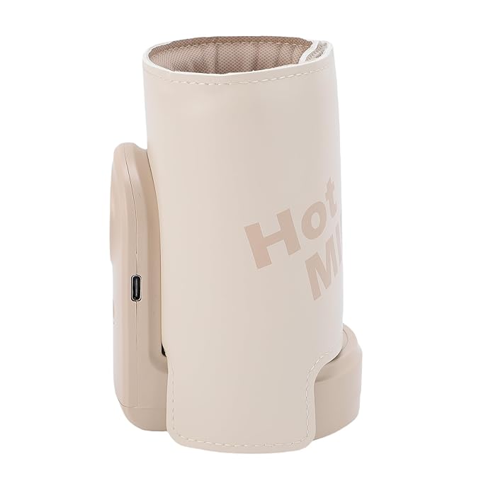 Baby Bottle Warmer, Portable Bottle Warmer with Smart Temperature Control & LED Display, Fast Heating & Constant Warming, Rechargeable Milk for Travel, Home