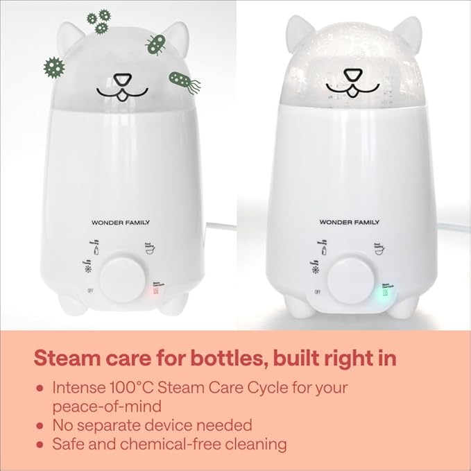 Portable Baby Bottle Warmer for Breastmilk & Formula – 4-in-1 Defrost, Food and Breast Milk Warming, Thermos – On The Go Heater for Travel, Car, Home – Portable Milk Warmer for Baby