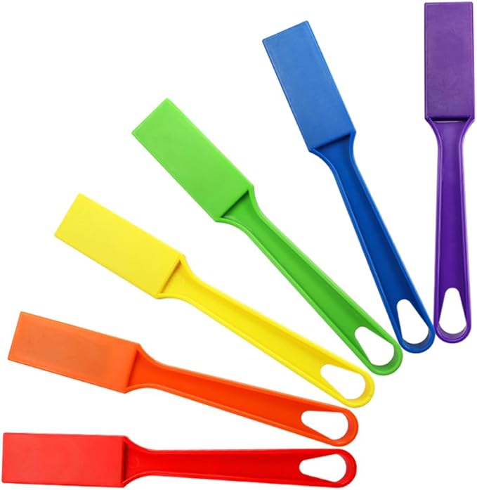 Pack of 6 Rainbow Magnetic Wand Set for Kids with Magnet Bar, Use for, Science Experiments, Bingo, Fridge, and Magnetic Concepts, Homeschool Supplies ，Age 6+