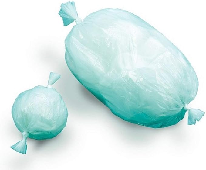 Janibell Akord 330 Adult Diaper Disposal System Refill Liners 2 Count 1 Box of 2 Rolls Continuous Liner Bags with Odor-Locking for Adult Diaper Pail for Seniors Odor Control