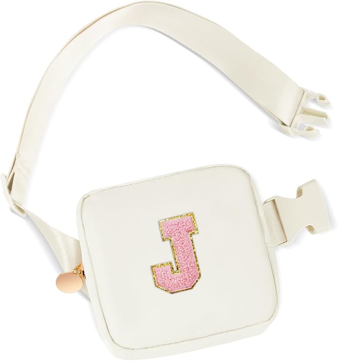 Birthday Gifts for 2 3 4 5 6 7 8 9 10 11 Year Old Girls - Mini Fanny Pack Cute Crossbody Bag Belt Bag Cute Trendy Stuff,Graduation Gifts for Girls Teens Kids Daughter Sister Her - Cream,J
