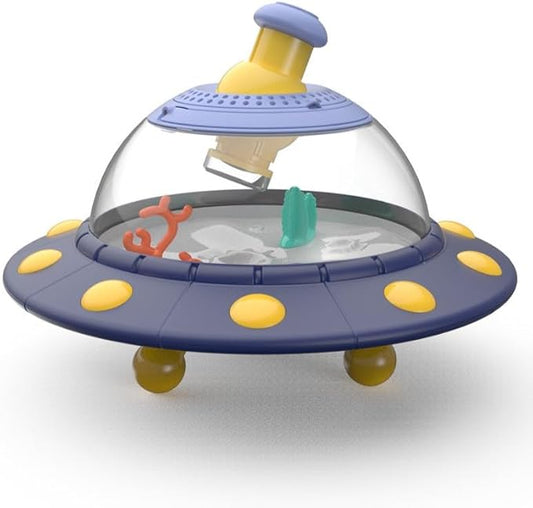 JDS Educational UFO Observation Display - Portable Fishbowl, Insect/Critter Habitat, Terrarium, Enclosure, and Plant Observatory with Magnifying Glass - STEM Toy for Kids
