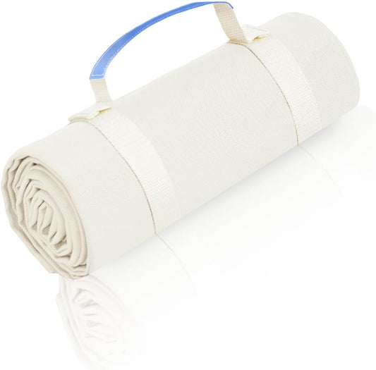 4’9” x 3’3” Compact Minimalist Water Resistant Canvas Mat,Kids/Single Use,Lightweight for Outdoor,Picnic,Beach