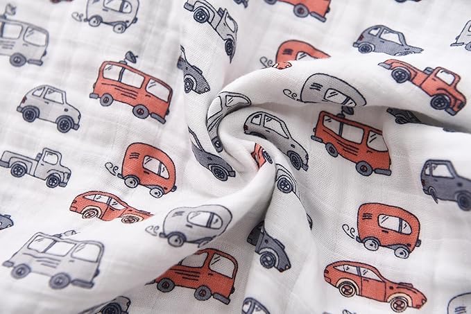 Baby Sleep Sack 6-12 Months Wearable Blanket for Babies 100% Organic Cotton 2-Way Zipper YKK 0.5 TOG Toddler Sleeping Sacks Cars