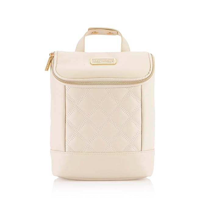 Itzy Ritzy Insulated Bottle Bag – Keeps Bottles Warm or Cool - Holds 3 Bottles & Features Interior Pocket for Ice Pack (Not Included), Milk & Honey