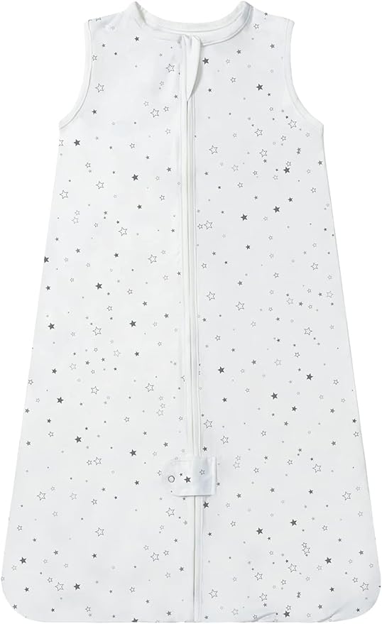 TotAha Light Sleep Sack, Stretchy, Soft, Cozy Wearable Blanket Sleep Bag with 2-Way Safe Zippers for 0-6-12-24 Months 0.5 TOG