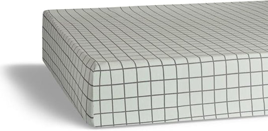 Parker Baby Soft & Durable Fitted Baby Crib Sheets | Snug Fit for Standard Crib Mattresses | Machine Washable, Fade-Resistant & Modern Nursery Designs