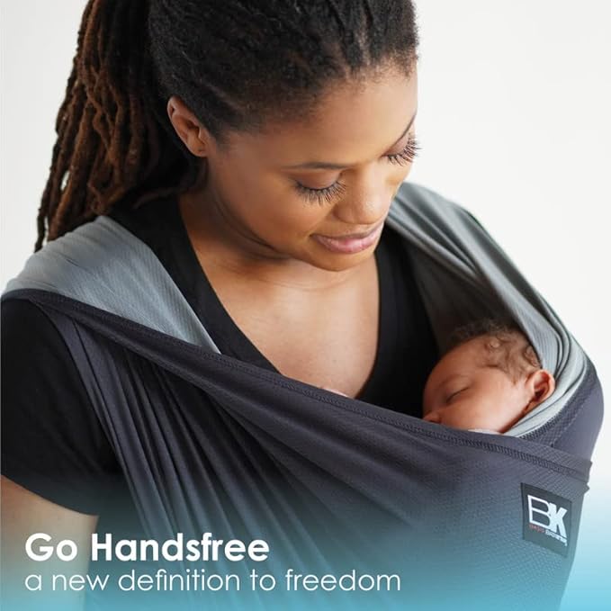 Active Oasis Baby K'tan Baby Carrier Wrap: #1 Easy Pre-Wrapped Baby Sling Gift | Breathable Sport Blend | UVA/UVB Infant Sun Protection | Promotes Safe Hygiene | Newborn up to 35lb (See Size Chart)