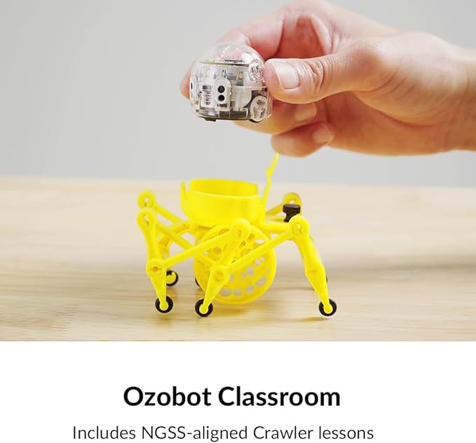 Ozobot Crawler for Evo Robot - Interactive Programming Accessory, Enhances STEM Education, Develops Critical Thinking, Ideal for Kids Ages 8-13, Surprise Colors, 6 Kits, Evo Required Not Included