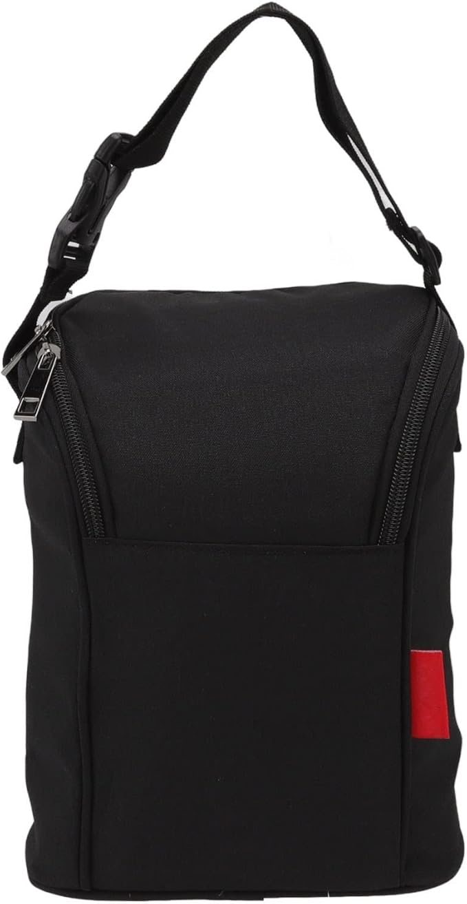 Insulated Baby Bottle Bag, Baby Bottle Holder Extra Storage, and, Easy to Carry, Travel Accessory, Keeps Bottles Warm or Cooler (Black)