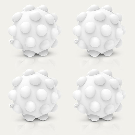 Fidget Toys Adults,Stress Balls Adults 4Pcs Pop Fidget Toys,Pop Balls Autism Sensory Toys for Toddlers 1-3,Fidget Balls Figette Toys,Anxiety Relief Fidgets,Stuffers Gift for Teens Kids (C)