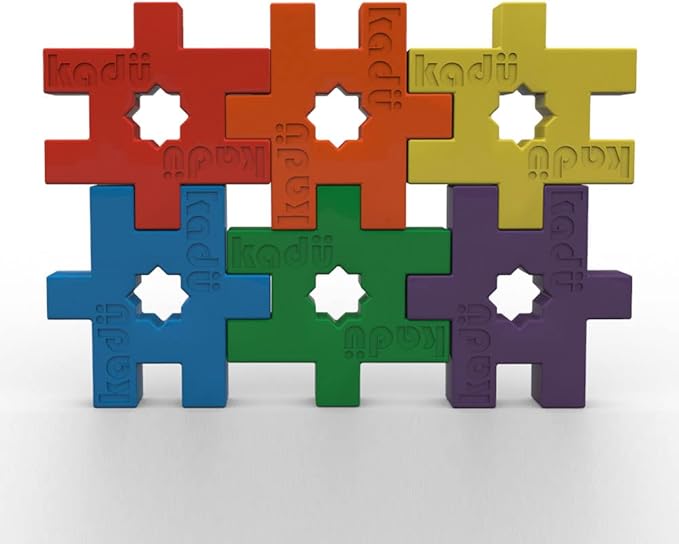 KADU Rainbow 80 Piece Set - STEM/STEAM Building + Construction Toy, for Open + Imaginative Play